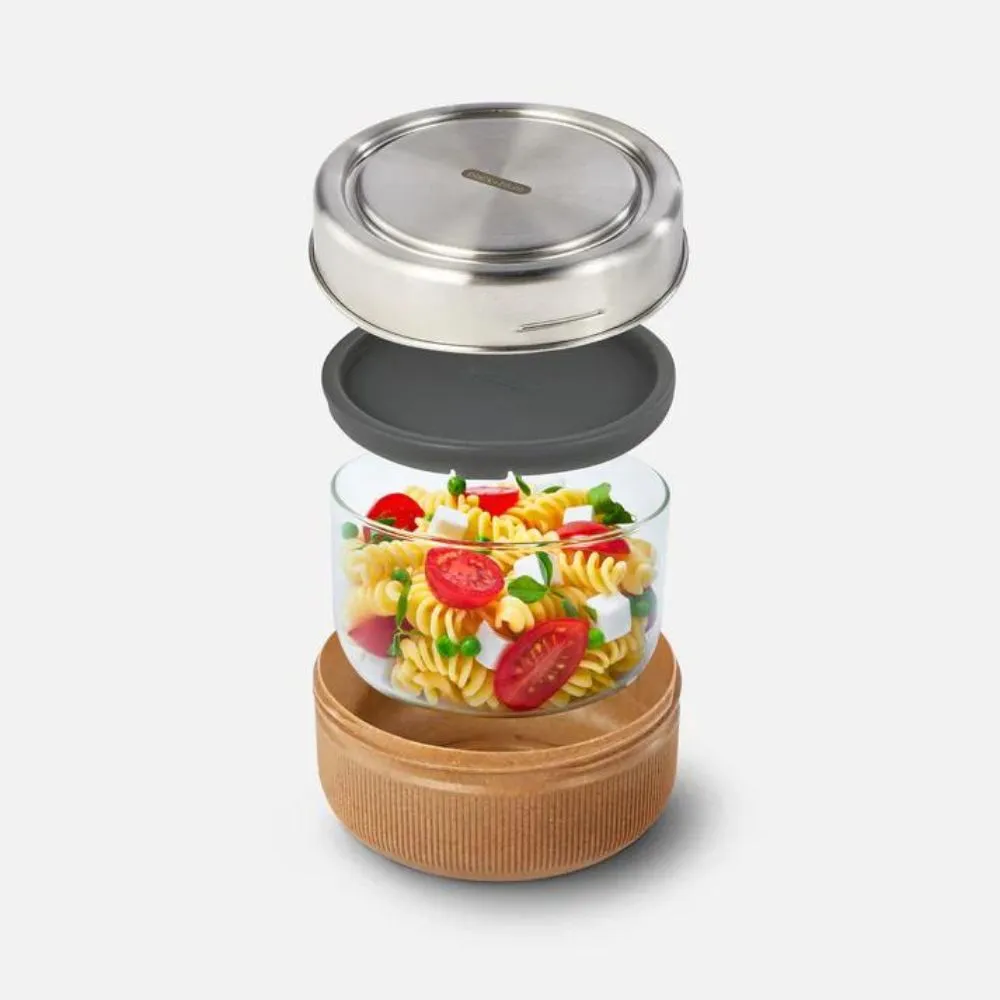 Black   Blum Glass Lunch Bowl 750ml