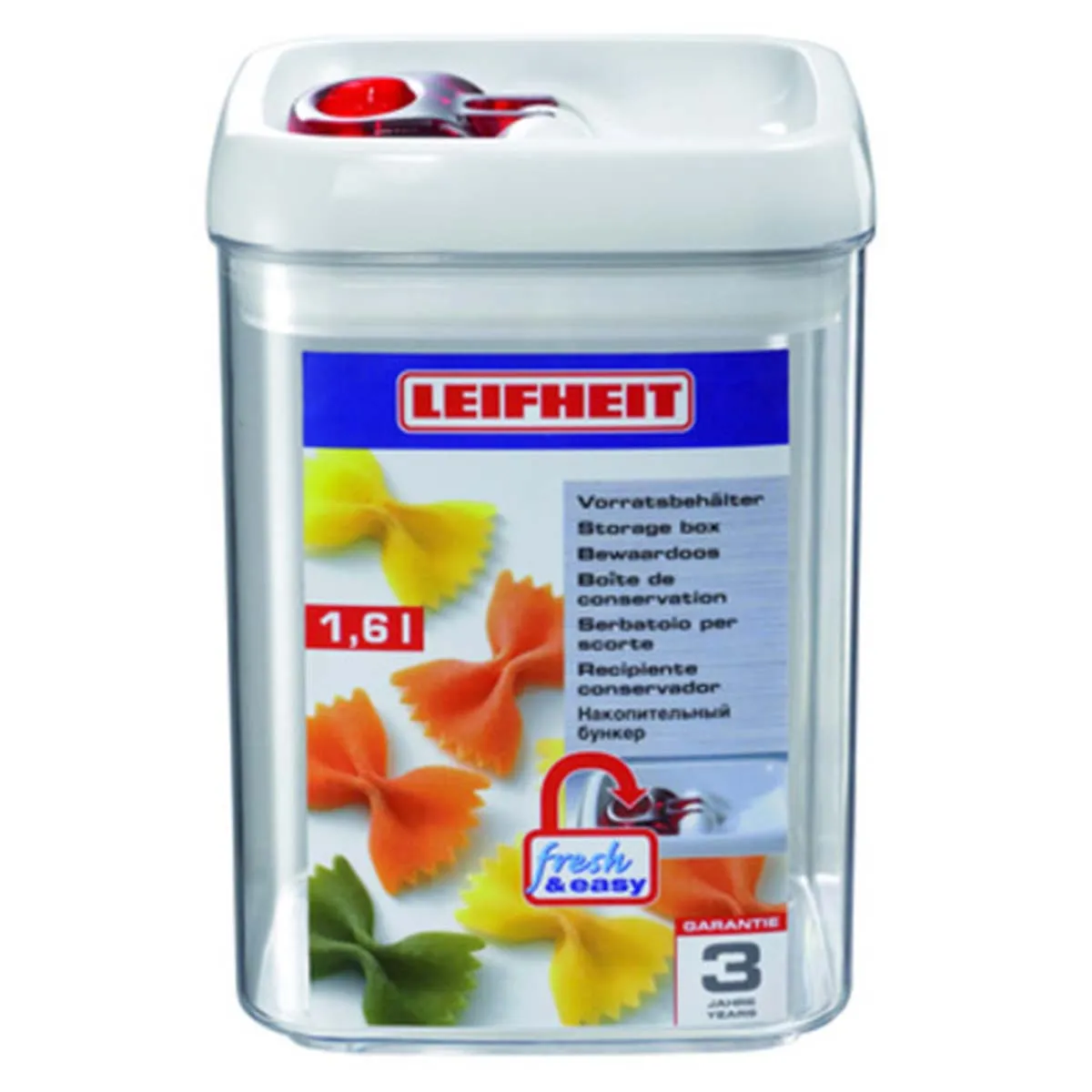 LEIFHEIT Fresh & Easy Storage Container SQ 1600ml L31211