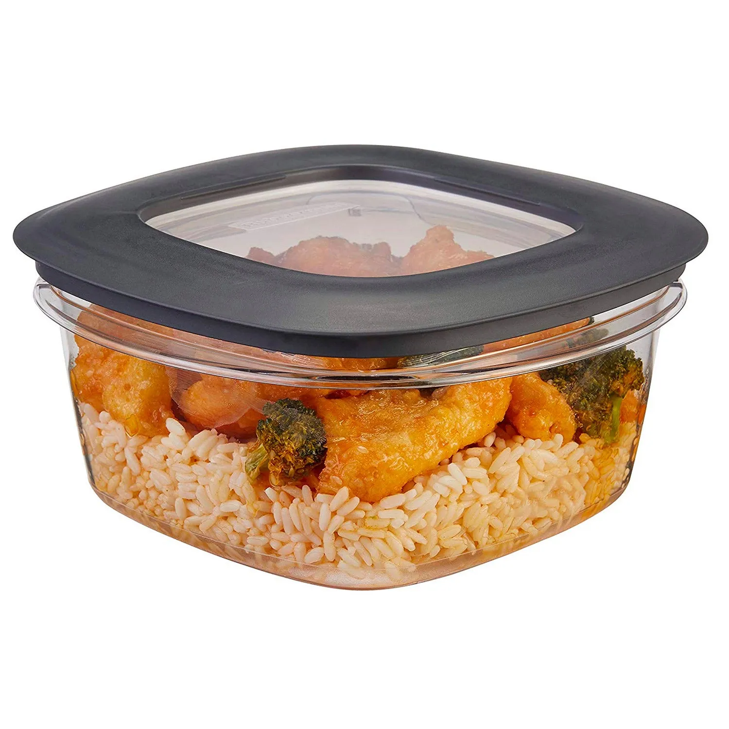 Rubbermaid Premier Food Storage Containers with Easy Find Lids, 16-Piece Set, Grey